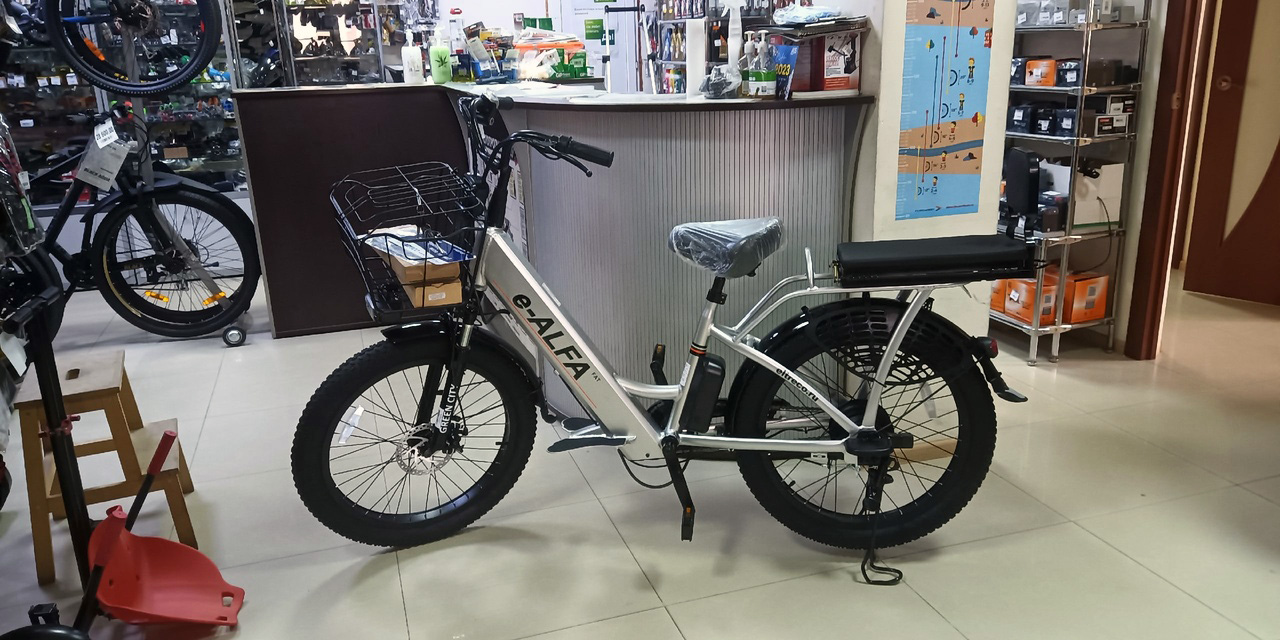 Велогибрид GREEN CITY e-ALFA Fat Цена 69900 р.